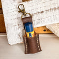 Chapstick, lipstick, lip balm keychain holder