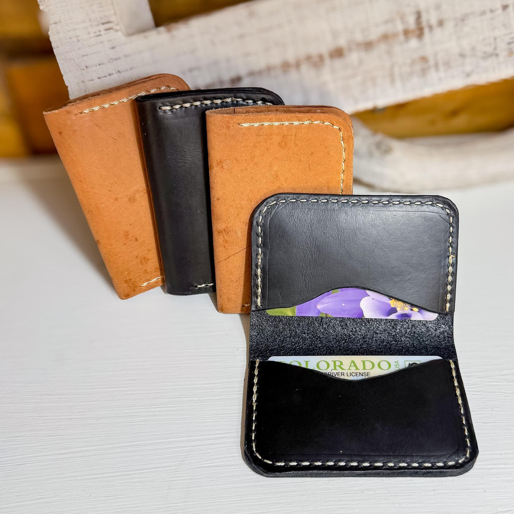 Bi-fold Card Wallet - for money, bank cards, business cards, etc!