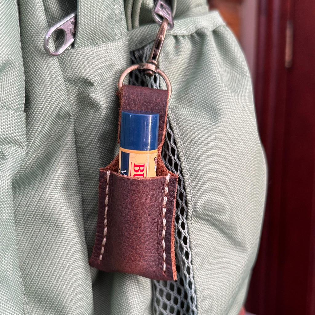 Chapstick, lipstick, lip balm keychain holder