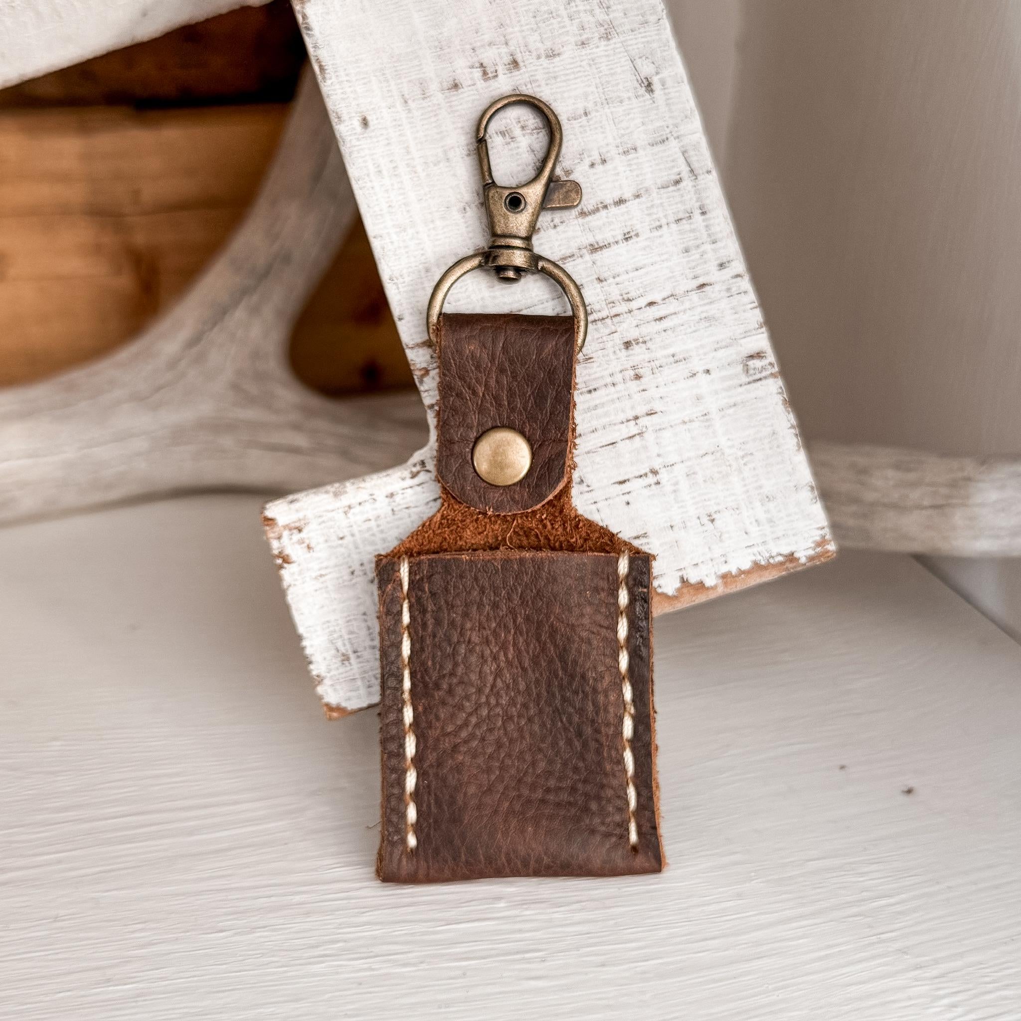 Chapstick, lipstick, lip balm keychain holder